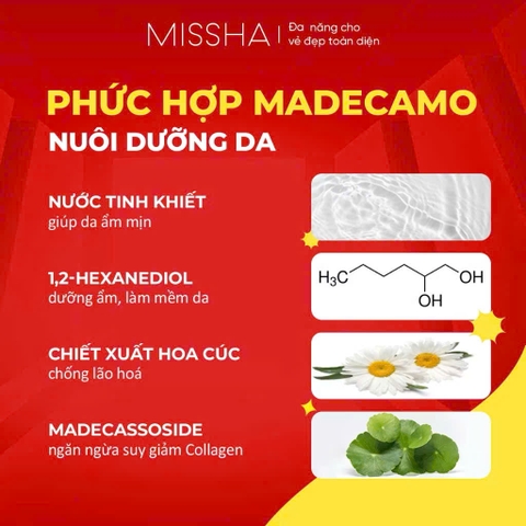 Missha Phấn Nước Stay Cushion High Cover 14g Kiềm Dầu Lâu Trôi Cho Lớp Nền Mịn Lì