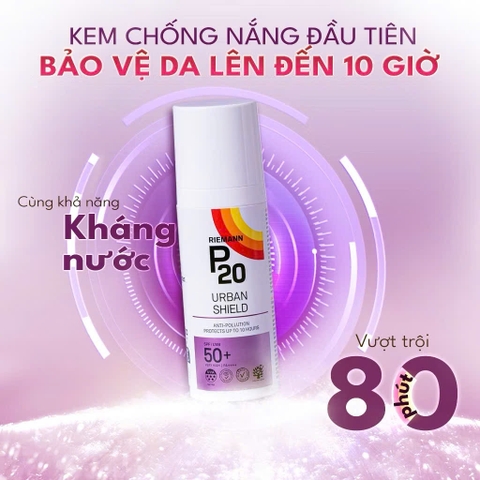 Riemann P20 Kem chống nắng Urban Shield SPF50+ PA++++ 50g