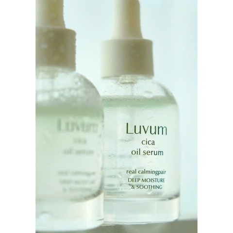 Serum dưỡng Ẩm và làm dịu da Luvum calming repair Cica Oil Serum 30ml