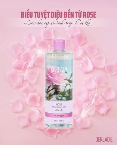 Nước Hoa Hồng chiết Xuất Cây Phỉ Derladie Natural Witch Hazel Tone