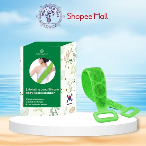 [QUÀ TẶNG] Đai Tắm Cao Cấp Hỗ Trợ Giảm Mụn, Tẩy Tế Bào Chết Dành Cho Body Derladie
