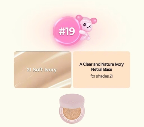 PHẤN NƯỚC Khóa Ẩm Cao 3 Màu KLAVUU Actress Backstage Boosting Cushion Glow 12g