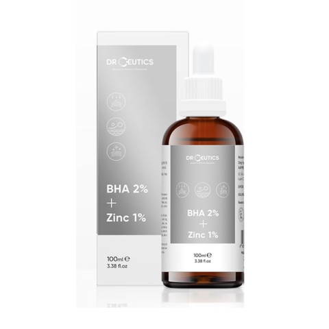 Serum BHA 2% + ZinC 1% DrCeutics Giảm Mụn Và Giảm Sưng Mụn