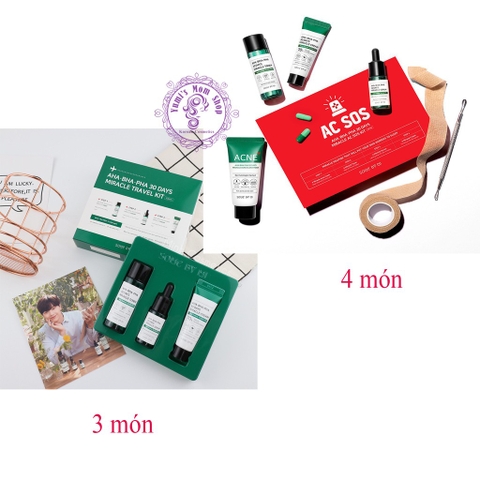 Set dưỡng da mụn Some By Mi AHA- BHA-PHA 30 Days Miracle travel kit