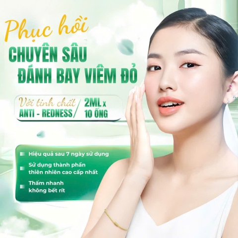 Serum Teana Super Peptides Antiredness Aid Kit giảm sưng, mẩn đỏ, mụn, phục hồi da
