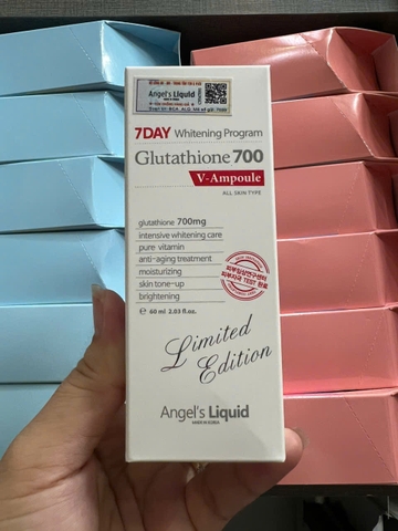HUYẾT THANH dưỡng da Angel’s Liquid 7day Whitening Program Glutathione 700 V-AMPLE