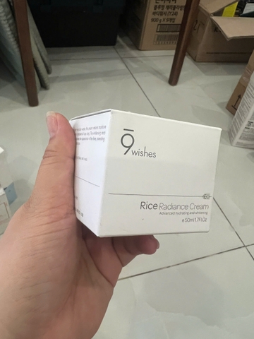 Kem dưỡng trắng da 9wishes Rice Radiance Cream 50ml