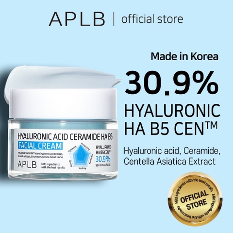 Kem Dưỡng Ẩm Phục Hồi Da APLB Hyaluronic Acid Ceramide HA B5 55ml