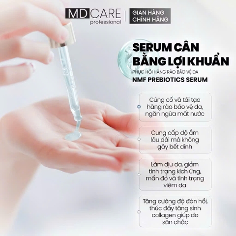 Tinh chất MD Care NMF Prebiotics Serum Cân Bằng Lợi Khuẩn Và Phục Hồi Hàng Rào Bảo Vệ Da 30ml