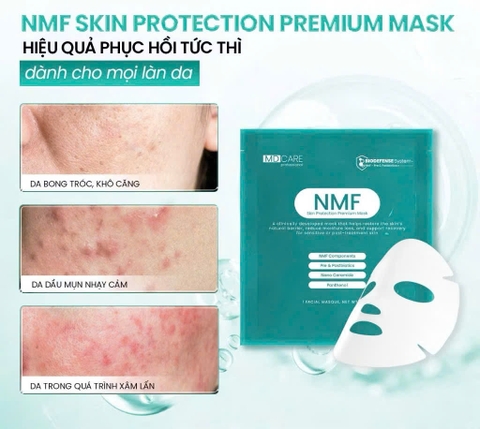 Mặt Nạ Cấp Ẩm, Cân Bằng Lợi Khuẩn, Phục Hồi Hàng Rào Bảo Vệ Da MD CARE NMF SKIN Protection Premium Mask 30ml (1 miếng )