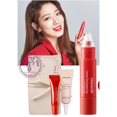 Set son Mamonde Creamy Tint Squeeze Lip