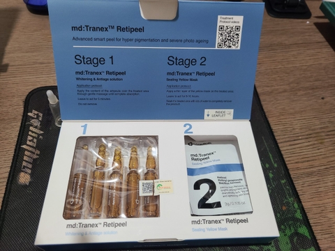 Peel da tại nhà chuẩn spa MD:TRANEX™ RETIPEEL – DA TĂNG SẮC TỐ, LÃO HÓA KHÔNG CÒN LÀ NỖI LO