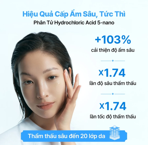 Tinh chất Dear Klairs EGF Hyaluronic Acid cấp ẩm, làm dịu, phục hồi da EGF Blue AC Calming Serum 50g