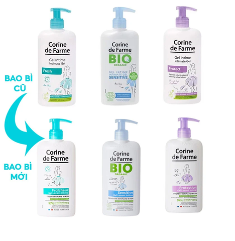 Gel Vệ Sinh Phụ Nữ Corine de Farme Intimate Wash 250ml