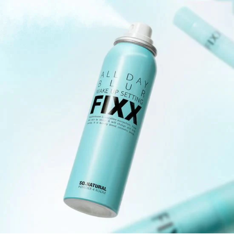 Xịt khoá nền mịn lì So Natural All Day BLUR Makeup Setting Fixx 75ml (XANH)