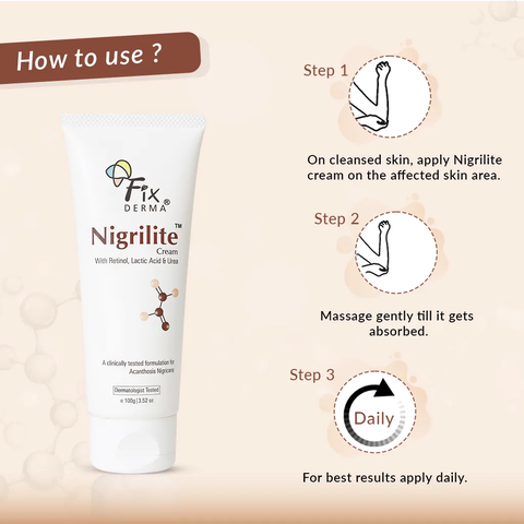 Kem Giảm Thâm Nách, Thâm Cơ Thể Fixderma Nigrilite Cream Giúp Sáng Da, Mờ Thâm