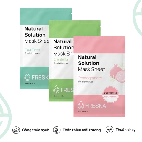 Mặt nạ giấy Freska Natural Solution Mask Sheet 25ml/miếng
