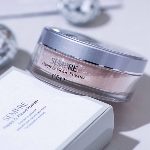 Phấn Phủ Dạng Bột GEO SEMPRE Happy & Please Powder 25g