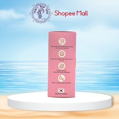 Bông Múi Tắm Silicon Tiam Tạo Bọt Và Tẩy Tế Bào Chết Nhẹ Nhàng Cho Da