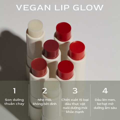 Son dưỡng môi Nacific Vegan Lip Glow 3.9g