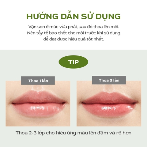 Son dưỡng môi Nacific Vegan Lip Glow 3.9g