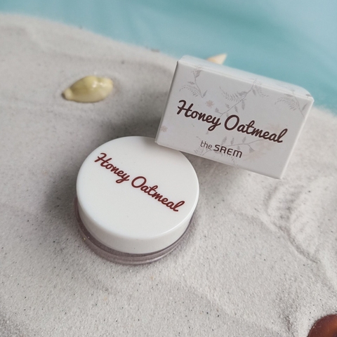 Tẩy tế bào chết môi The Saem Honey Oatmeal Lip Scrub 7ml