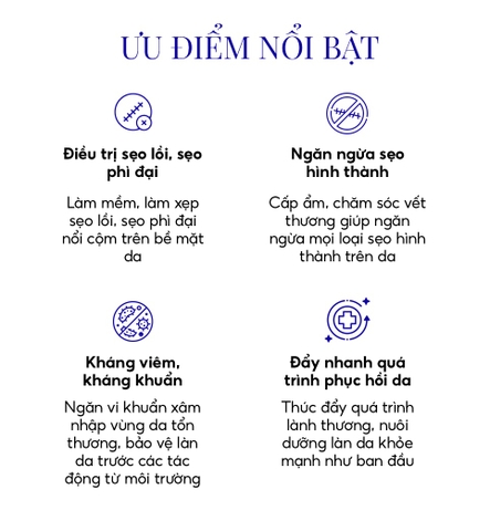 Gel ngăn ngừa sẹo và làm xẹp sẹo lồi, sẹo phì đại REJUVASKIN Rejuvasil