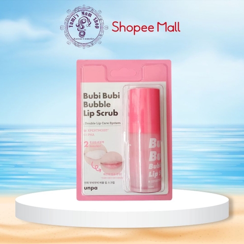 Gel Tẩy Tế Bào Chết Môi Sủi Bọt Unpa Bubi Bubi Lip 10ml
