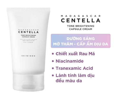 Kem dưỡng Skin1004 Madagascar Centella Tone Brightening Capsule Cream 75ml