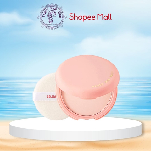 Phấn nách chiết xuất đào hỗ trợ giảm thâm làm sáng So Natural Peach Deo Pact 10g