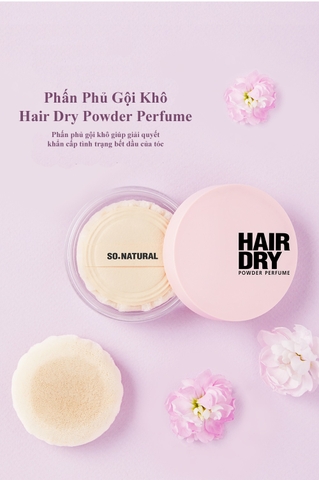 Phấn Tóc Gội Đầu Dạng Khô Hương Nước Hoa SoNatural Hair Dry Powder Perfume