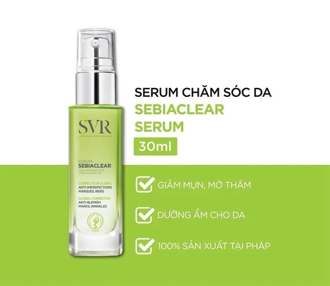 Tinh chất giảm mụn giảm thâm SVR SEBIACLEAR SERUM 30ml