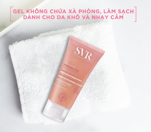Gel Rửa Mặt Dành Cho Da Khô SVR Topialyse Gel Lavant