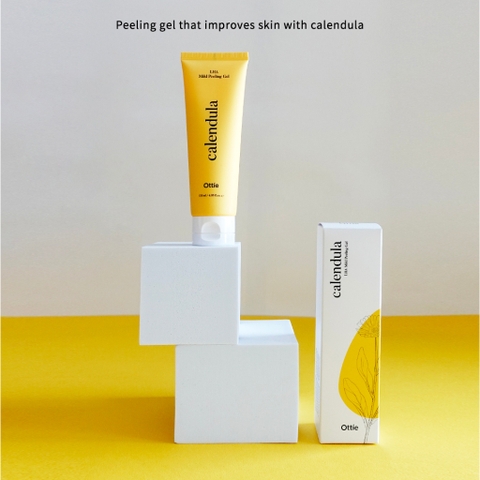 Tẩy Tế Bào Chết LHA Ottie Calendula LHA Mild Peeling Gel Tẩy Tế Bào Chết Ottie Hoa Cúc Dịu Nhẹ 120ml