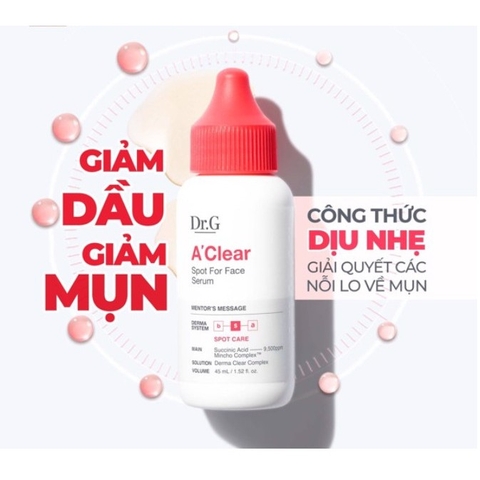 Tinh Chất Giảm Mụn Dr.G A'Clear Spot For Face Serum 45ml