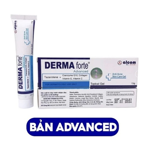 Gel Mờ Thâm Mụn Gamma Derma Forte Giảm Viêm 15g