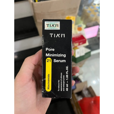 Serum Niacinamide 20% + Zinc 1% Thu Nhỏ Lỗ Chân Lông, Kiểm Soát Dầu Nhờn Và Ngừa Mụn - TIAM Pore Minimizing 21 Serum