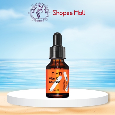 Tinh chất serum 20% vitamin C tinh khiết chống oxi hoá, dưỡng trắng sáng, mờ vết thâm Tiam Vita C Source Serum 15ml