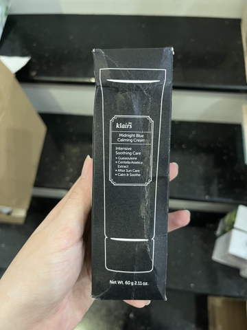 Kem dưỡng phục hồi da Klairs Midnight Blue Calming Cream