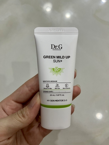 Kem chống nắng vật lý Dr.G Green Mild Up Sun+ SPF50+ PA++++