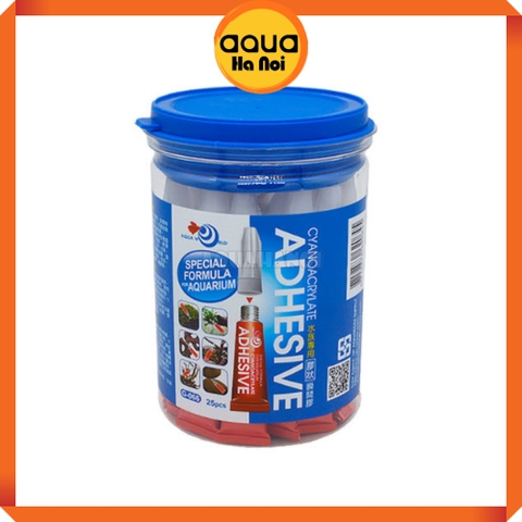 Keo chuyên dụng dán cây rêu ráy bucep thủy sinh, cây không khí ADHESIVE - tuýp 5g - siêu chắc, an toàn cá tép