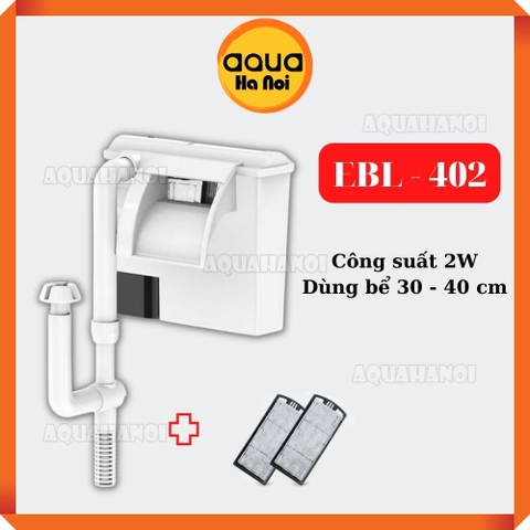 Lọc thác SunSun Xiaoli EBL 402 dùng cho hồ cá cảnh thủy sinh - Có hút mặt