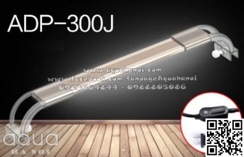 Đèn LED SunSun ADP 300J siêu mỏng gác thành hồ cá cảnh thủy sinh - siêu sáng trắng - dài 40 cm