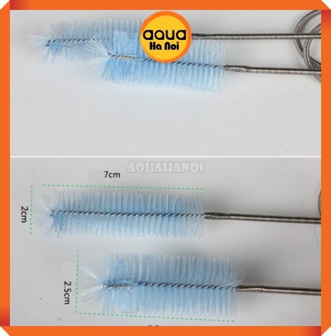 Dây chổi cọ vệ sinh ống in out bể cá thủy sinh dài 30-90-160cm - Dụng cụ vệ sinh ống in out tiện lợi