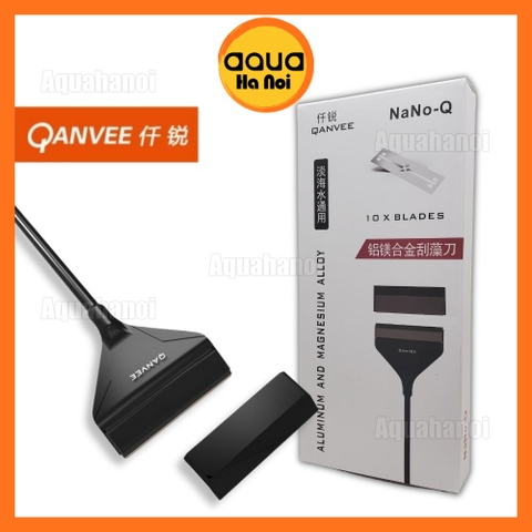 Dao cạo rêu QANVEE Nano Q - vệ sinh thành hồ cá cảnh thủy sinh