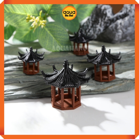 Mô hình kiến trúc Nhật cổ trang - Phụ kiện trang trí thủy sinh, bán cạn terrarium, tiểu cảnh, sen đá, decor nội thất