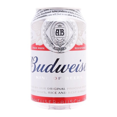 Bia Budweiser lon 330ml