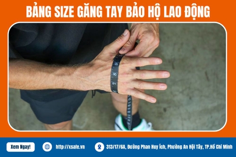 Bảng Size Găng Tay Bảo Hộ Và Hướng Dẫn 4 Bước Đo Tay Chuẩn