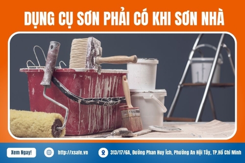Dụng Cụ Sơn Nhà Thiết Yếu Không Thể Bỏ Qua Khi Tự Sơn