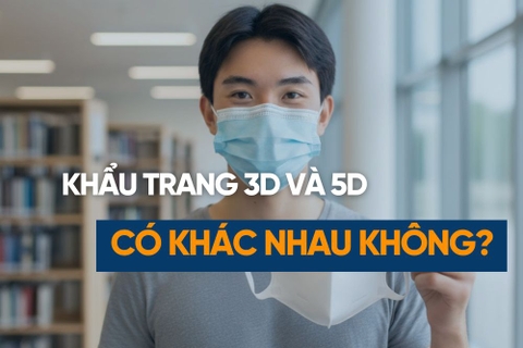 Khẩu Trang 3D Và 5D Khác Gì? Giải Đáp Chính Xác